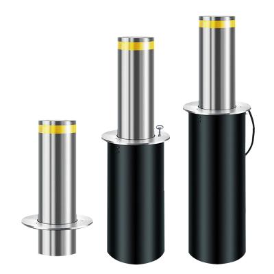 China Road Traffic Bollard System Road Block Semi Auto Factory Customized Car Parking Block Outdoor Bollard Semi Auto Retractable Climbing Light for sale