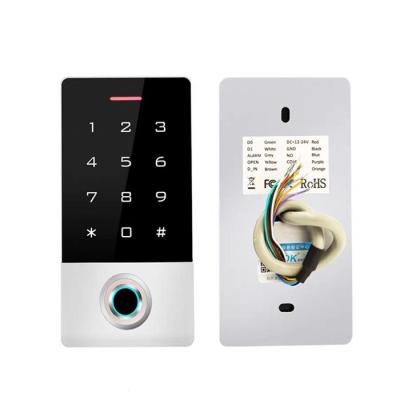 China Touch Waterproof RFID Smart Keypad Fingerprint Access Control Biometric Standalone Sliding Door Lock with Waterproof IP68 for sale