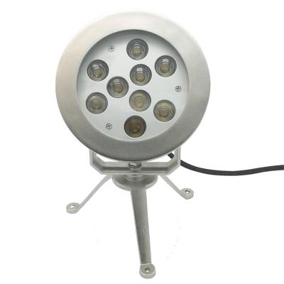 China DC12V 24V 9W IP68 Multicolor LANDSCAPE RGBW Waterproof Underwater Led Spot Light for sale