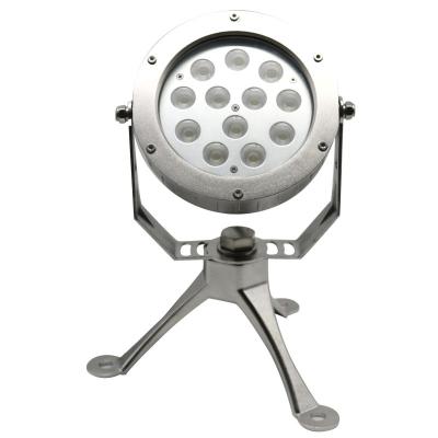 China LANDSCAPE Waterproof IP68 12x1W Led 24VDC 316 Stainless Steel Underwater Spot Light for sale