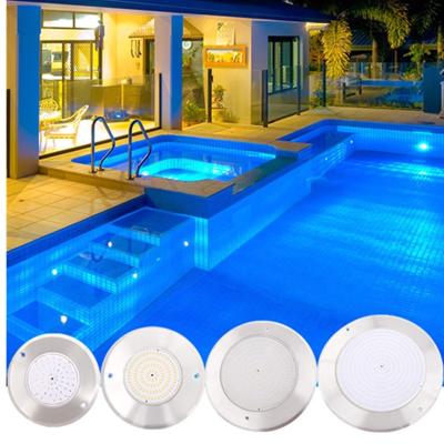 China Dongguan Factory Ultra Thin Underwater Swimming Pool Light 25W IP68 LED Pool Light Outdoor Mounted for sale