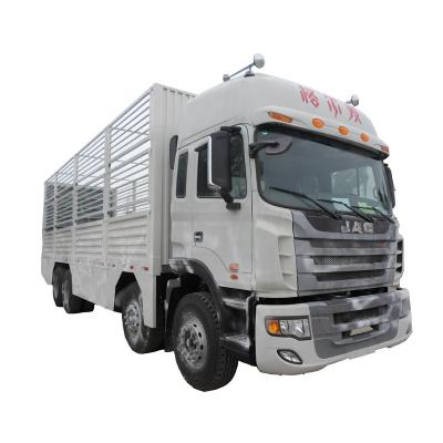 China JAC 8x4 11950x2500x3940mm Cargo Truck Truck Animal Delivery Truck for sale