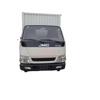 China hot sale van truck 4x2 drive cargo truck JMC box truck < 4L for sale