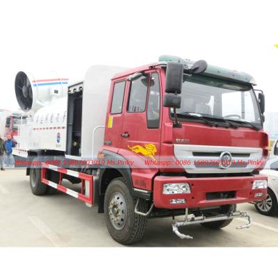 China Hotels 8 Ton Mist Spray Truck 6 Wheels Anti Dust Sprayer Dust Suppression Truck With Water Tanker Cannon for sale