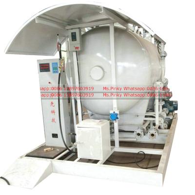 China Hotels LPG Cylinder Filling Plant With 5m3 LPG Storage Tank With LPG Gas Scale And Printer For Sales for sale