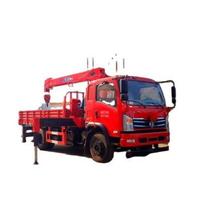 China TRUCK CRANE China Truck Crane 4-8 Ton Flatbed Truck Mounted Telescopic Crane Boom Crane Truck for sale