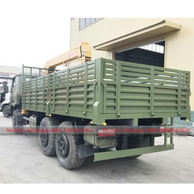 China TRUCK CRANE 6x6 All Wheel Driving Lorry Cargo Truck With Crane for Rep Visit /Whatsapp: 0086 15897603919 for sale