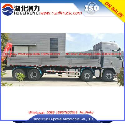 China TRUCK CRANE 8x4 Hyundai 12Tons Truck With Crane , Hyundai Cargo Crane Trucks for sale