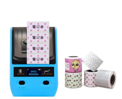 China DeTong-DP23 portable office school student name logo sticker printer cartoon color label printer black and white for sale