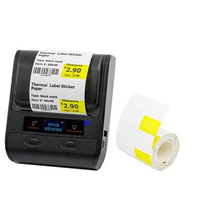 China Detonger-DP30S 80mm Supermarket Stores Shelf Label Printer Preprinted Black And White Price Tag Printer for sale