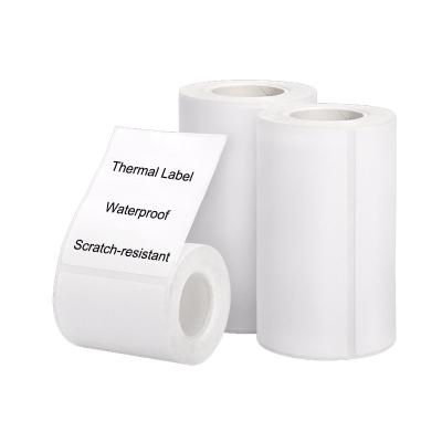 China Detonger DP30 DP80 Thermal Printer Paper Detonger Resistant Sticker Labels For Price Tag Heat Sensitive Waterproof Scratch QR Code Barcode Labels for sale