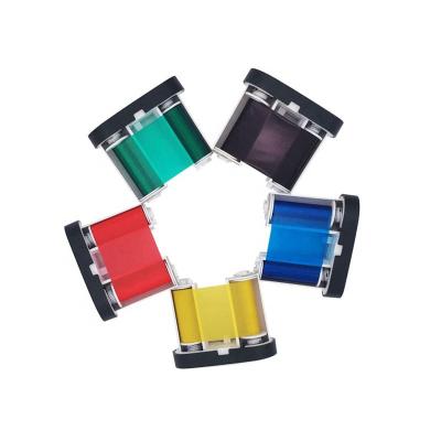 China Original DeTonger color resin ribbon with anti-counterfeit chip for DT60S thermal transfer printer for sale