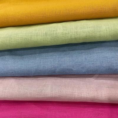 China Viable In Stock Wholesale Woven Cotton Canvas Fabric 32*14/72*44 Solid Dyed Fabric For Clothes And Shirt Artifact for sale