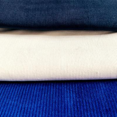 China High Quality Custom Stretch Wholesale 100% Cotton Elastic Corduroy Fabric for sale