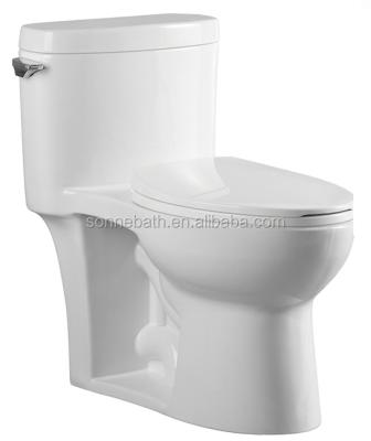 China New Design Cheap Hidden Cistern cUPC WaterSense One Piece Ceramic Toilet SA-2150 for sale