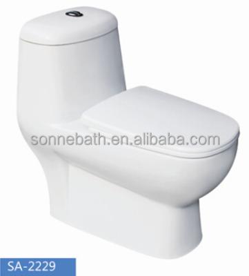 China Double-flush China One Piece Cheap Toilet For Sale / Bathroom WC Toilet SA-2229 for sale