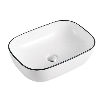 China Sustainable Popular Ceramic Bathroom Hand Wash Art Basin SA-1456 for sale