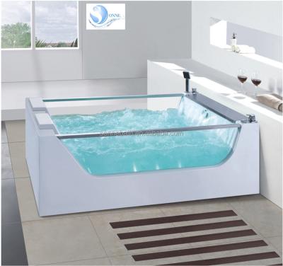 China Massage Sonne White Acrylic Massage Bathtub and Whirlpool Tub SA-9079 for sale