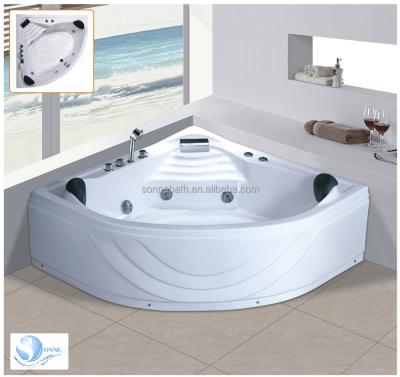 China Massage Sonne White Acrylic Massage Bathtub and Whirlpool Tub SA-9072 for sale