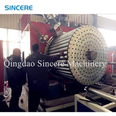 China Plastic HDPE Polyethylene Winding Pipe Extrusion Line Spiral Plastic Pipe Production Line for sale