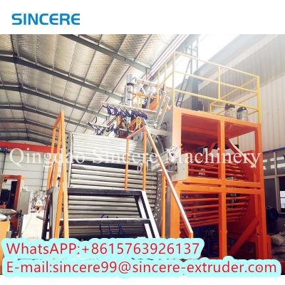 China Customized HDPE Winding Spiral Pipe Extrusion Line Plant For Construction Site for sale