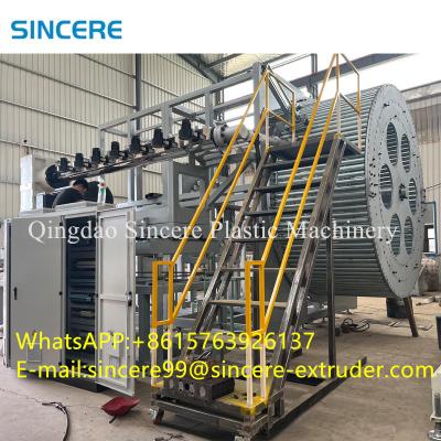 China Computerized HDPE PPH Winding Pipe Extrusion Line Spiral PVC Pipe Maker Machine for sale