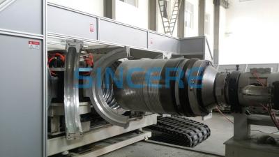 China Horizontal Double Wall Corrugated Pipe Extrusion Line Agriculture Pipe Making Machine for sale