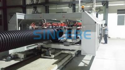 China PLC Control Electrical HDPE PVC DWC Corrugated Pipe Extrusion Line Manufacturing Machine for sale