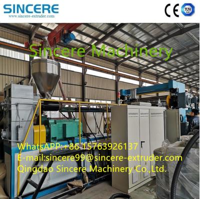 China Plastic PE PP ABS PS Sheet Extrusion Line Machine Single Screw 150mm-8000mm for sale