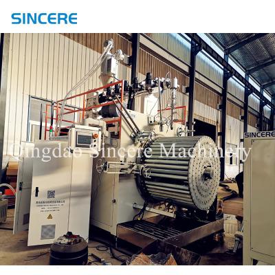 China Hollow Wall Spiral Plastic Pvc Pipe Manufacturing Machine Manufacturing Extruder for sale