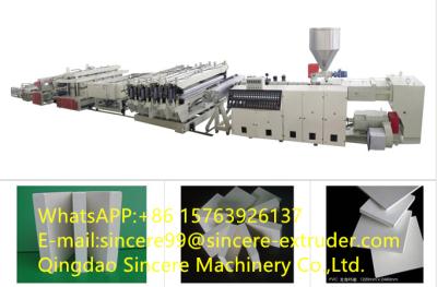 China PVC Foamed Board Plastic Sheet Extruder Manufacturing Line Automatic for sale