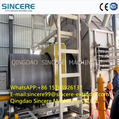 China 3lpe 2lpe FBE Three Layers Polyethylene Internal Pipe Coating Machine Equipment for sale