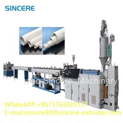 China Threading Corrugated PVC Pipe Extrusion Machine Production Line 16mm-63mm for sale