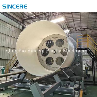 China Solid Wall PPH PE PPR Pipe Making Machine Water Tank Extrusion Line for sale