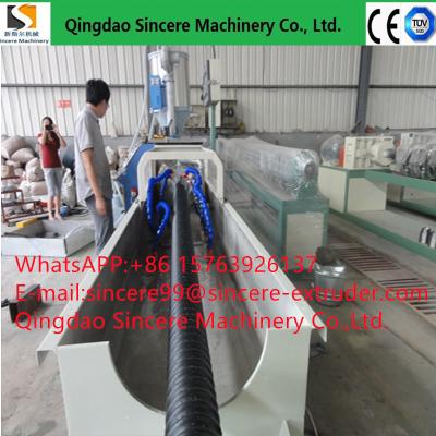 China HDPE Carbon Spiral Tube Extrusion Machine Corrugated PVC Pipe Production Line for sale