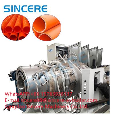 China Single Wall Corrugated Plastic Pipe Extrusion Line MPP PPR PP Pipe Production Line for sale