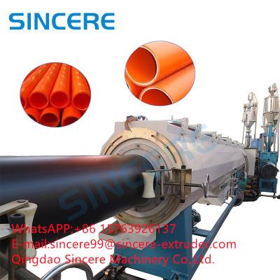 China MPP PE PP Corrugated Plastic Pipe Production Extrusion Line Machine SJ180 for sale