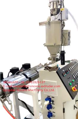 China Plastic PP PE PVC PA EVA FEP Corrugated Pipe Extrusion Machine Single Wall Corrugated Tube Production Line for sale