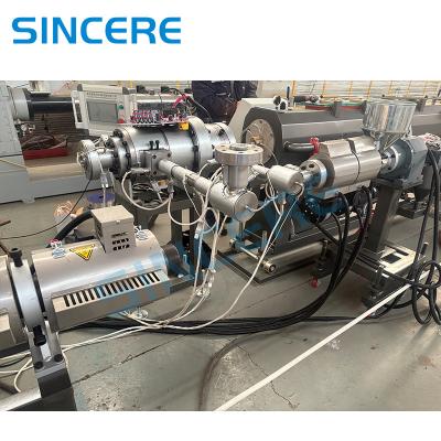 China 20-110mm ABA Three Layers HDPE Pipe Co-extrusion Line for sale