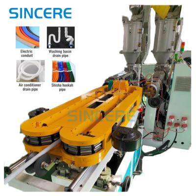 China Automatic PE PP Shisha Hookah Hose Corrugated Pipe Extrusion Line for sale