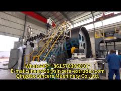 Plastic PE PP Solid Wall Spiral Winding Pipe Extrusion Line