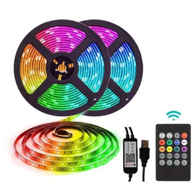 China Theme Park BacklightStar 3m RGB Led Strip Neon Light COB Bar Waterproof Backlight 5050 Usb With Remote For Countertop for sale