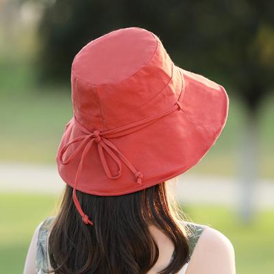 China Sun protection designed bucket hat with adjustable memory wire inside cute girl women bucket hat for wholesale for sale