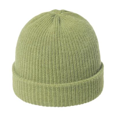 China COMMON High Quality Skullcap 100% Beanie Winter Warm Plain Dyed Knitted Acrylic Beanie Hat Custom Logo made to order for sale