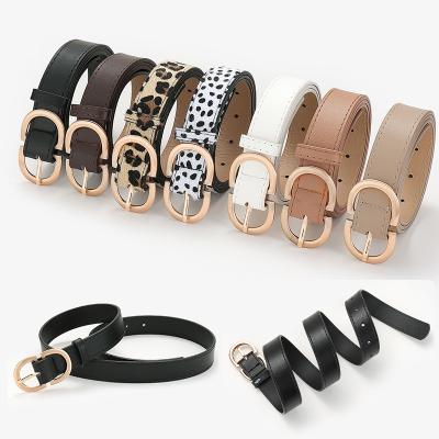 China Cheap Animal Western Custom PU Belt Leopard Print Leather Belt Women PU Leather Belt Jeans Western Belt For Ladies for sale