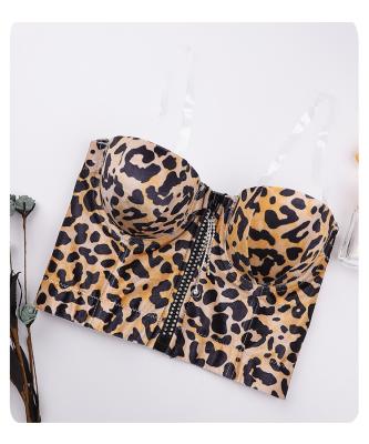 China Fashion Leopard Bustier A056 Fashion Women Corset Top Sexy Corset Top Sexy Corset Top Lingerie for sale