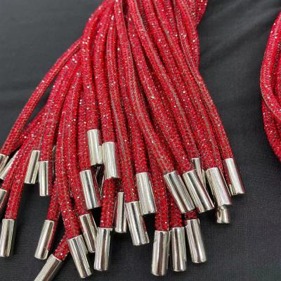 China S528 6mm Round Crystal Rope String Cords Rhinestone String Strings for Hoodies Decoration for sale