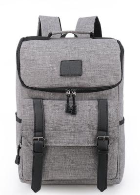 China Portable Laptop Travel Bag , Grey Computer Bag Backpack Style 32*43*17 Cm for sale