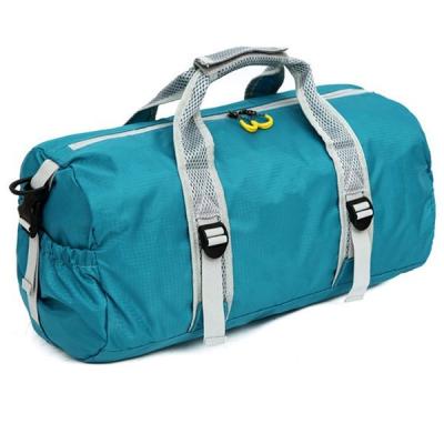 China 210D Round Sports Bag Womens , Lightweight Gym Bag To Carry Weights for sale