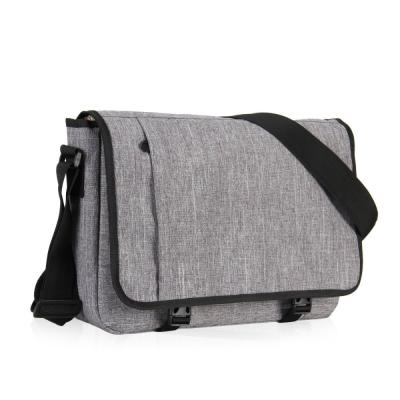 China 15 Inch Laptop Messenger Bag Grey Color , Outdoor Messenger Bags For College Students for sale